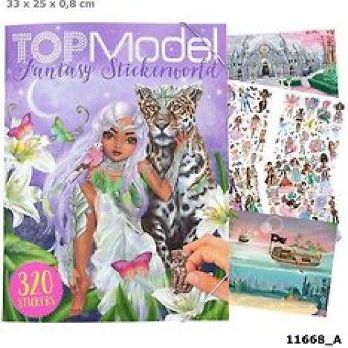 TOPModel - Fantasy Stickerworld dekalbok