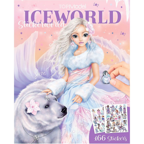 TOPModel - ICEWORLD Stickerworld dekalbok