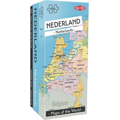 Tactic - Maps of the World Nederländerna pussel 1000 bitar