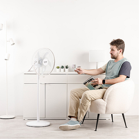 Taurus - Stativfläkt Boreal 16 Cr Go Uppladdningsbar 40 Cm