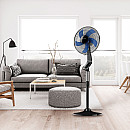 Taurus - Pidestalfläkt Boreal 16cr Digital Pelare Svart 40cm