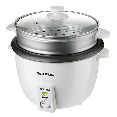 Taurus - Riskokare 700W 1,8L, Vit