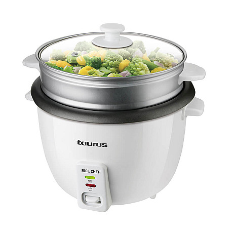 Taurus - Riskokare 700W 1,8L, Vit