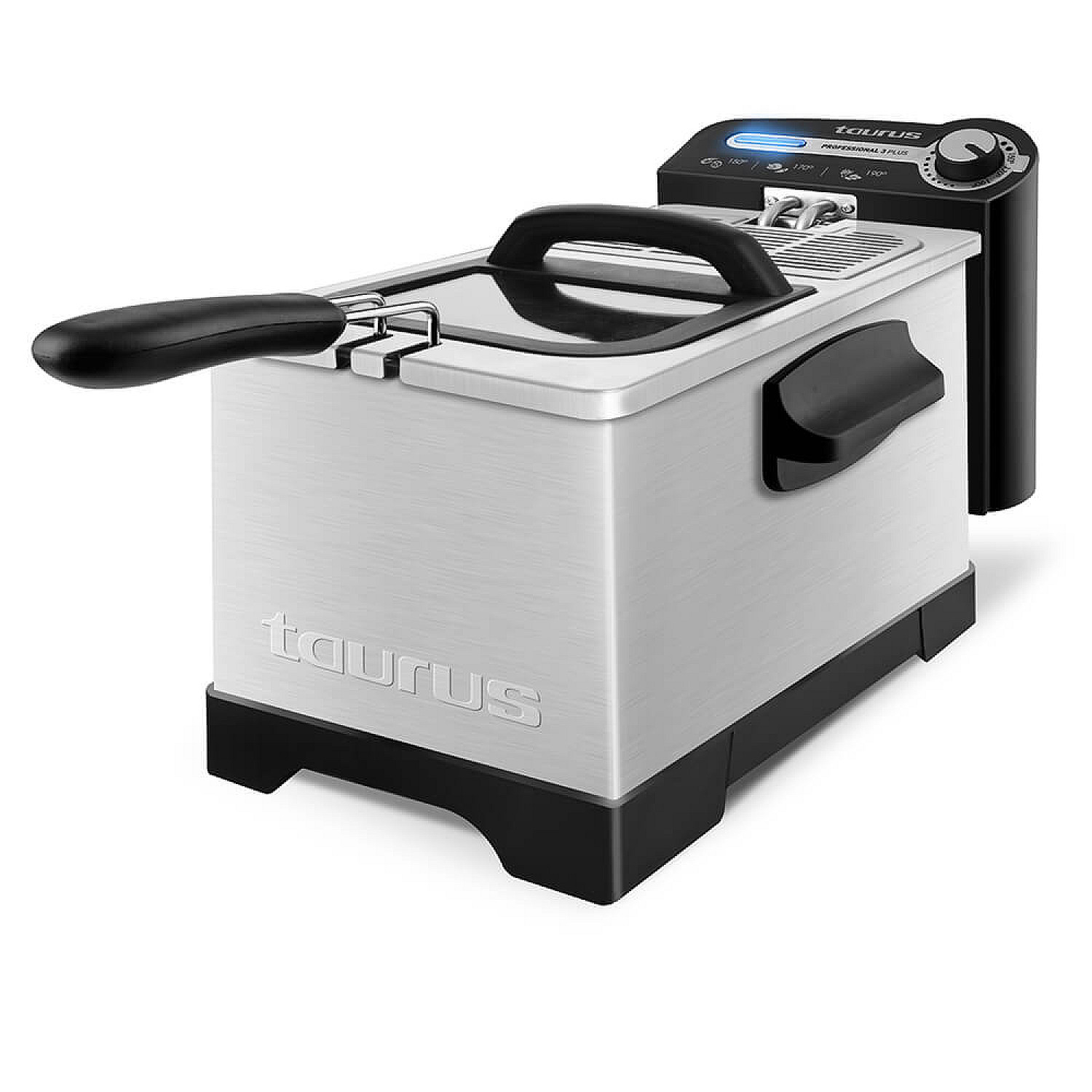 Taurus frit&ouml;s pro 3 plus frit&ouml;s 3l 2100w, borstad st&aring;l