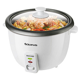  Taurus - Riskokare 700W 1,8L, Vit