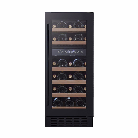 Temptech - CLX40DB - Inbyggd Classique, 29 flaskor, 2 zoner, 39.5 cm