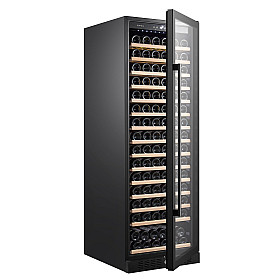 Temptech - CL180SB - Fristående Classique, 166 flaskor, 1 zon, lås, svart