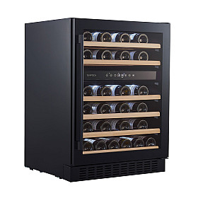 Temptech - CLX60DB - Inbyggd Classique, 46 flaskor, 2 zoner, 60 cm, svart