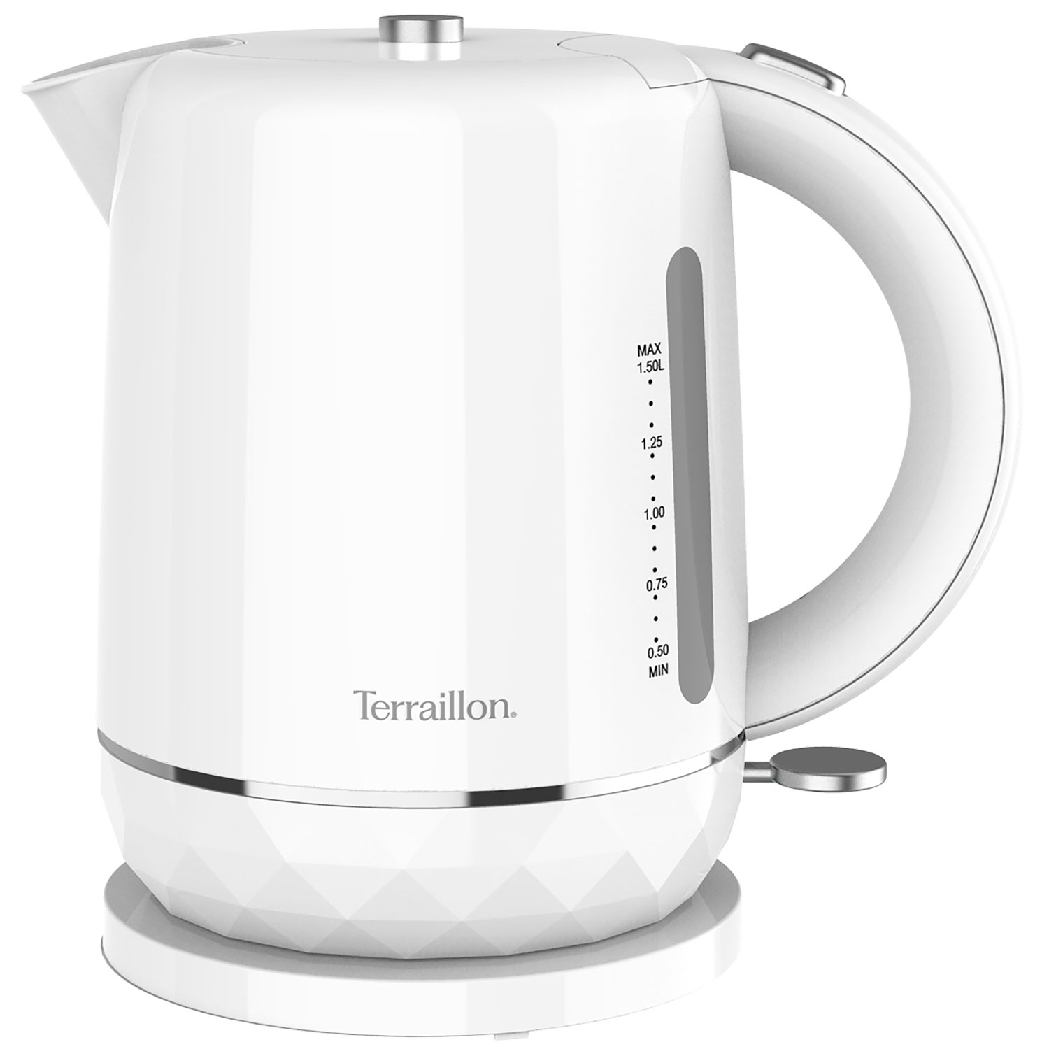Terraillon vattenkokare ter15351 - vit, diamantdesign