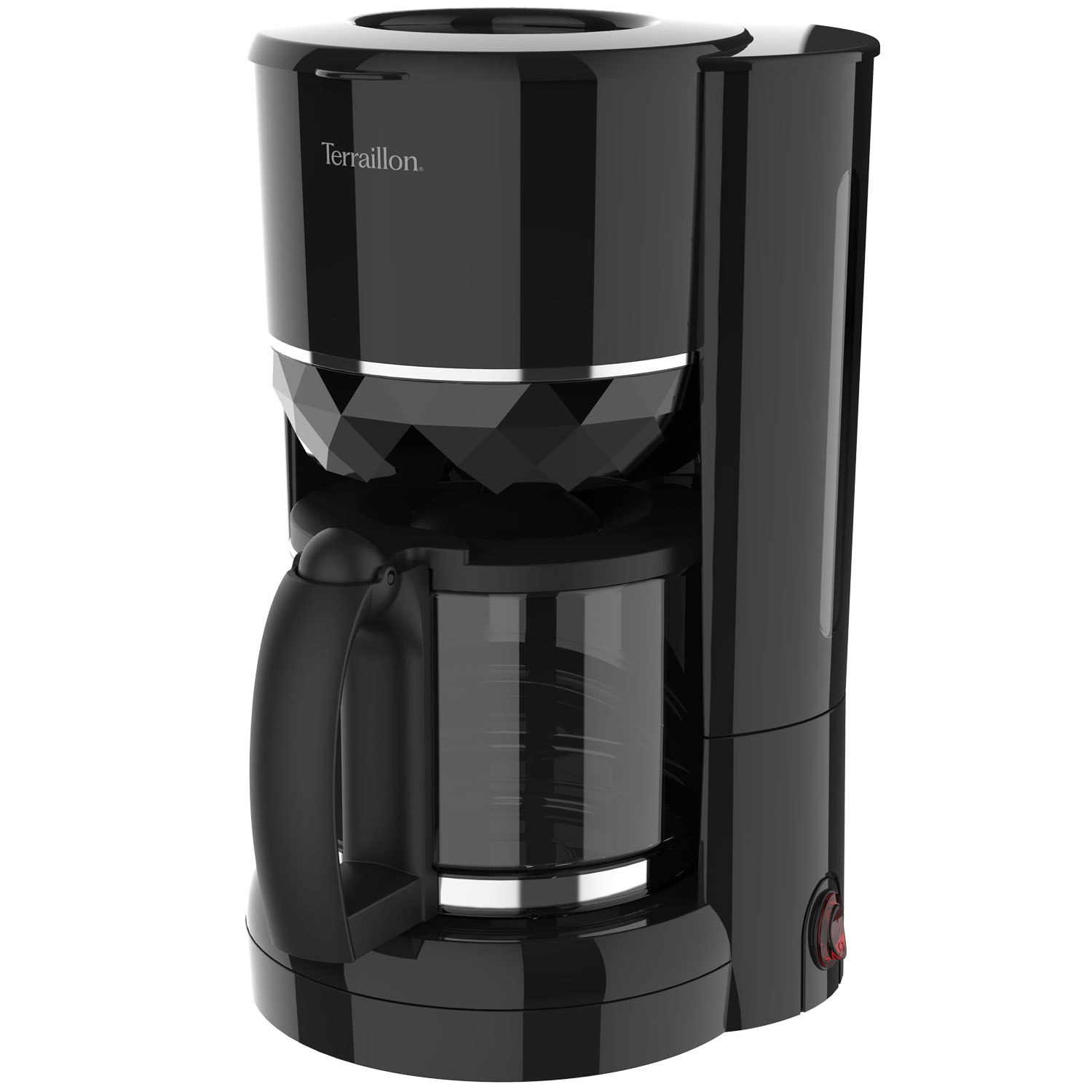 Terraillon kaffebryggare ter15388 - diamond, svart