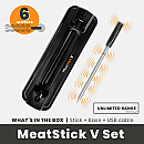 The MeatStick - PM901BX - Stektermometer trådlös med WIFI The MeatStick - PM901BX - Stektermometer trådlös med WIFI
