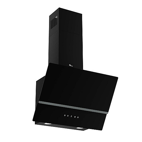 Thermex - Glasgow 60 cm - Svart, Vertikal fläkt med 543 m³/h och glas-touch Thermex - Glasgow 60 cm - Svart, Vertikal fläkt med 543 m³/h och glas-touch