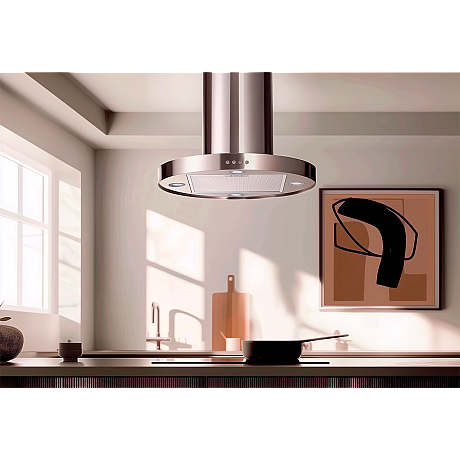 Thermex - Oxford II - Rostfri, Cylinderformad fläkt med 568 m³/h och LED