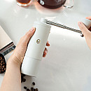 Timemore - C5S Pro Kaffekvarn vit med fällbart handtag
