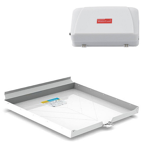 Tollco tillbehör tvätt/tork golvskydd & vattenlarm - 60x50cm - disk & tvättmaskin