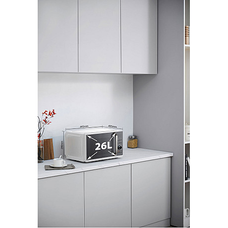 Toshiba - MW3-AC26SF(WH) - Vit - 26L kapacitet, 900W effekt