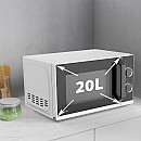 Toshiba - MW3-MM20PF(WH) - Vit - 20L volym, energisnål 800W Toshiba - MW3-MM20PF(WH) - Vit - 20L volym, energisnål 800W