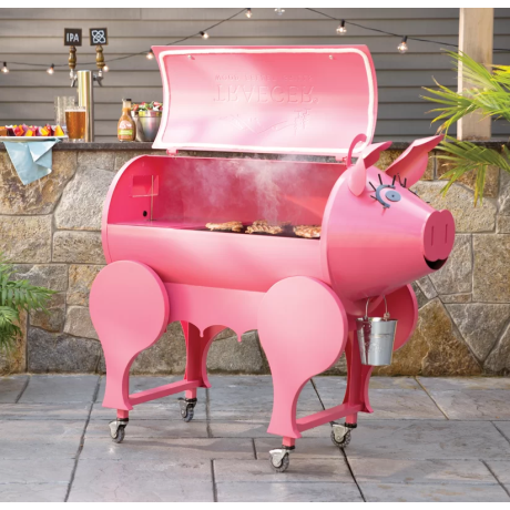 Traeger pink outlet pig