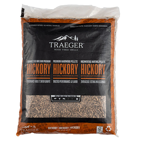 Traeger - PEL345 Hickory träpellets