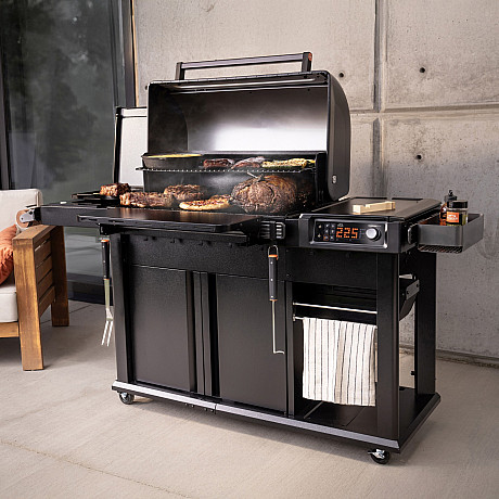 Traeger - Woodridge Elite - Premium med sidobrännare & extra kraft