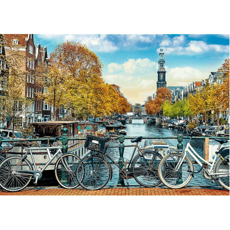 Trefl - Autumn in Amsterdam Nederländerna pussel 1000 bitar Trefl - Autumn in Amsterdam Nederländerna pussel 1000 bitar