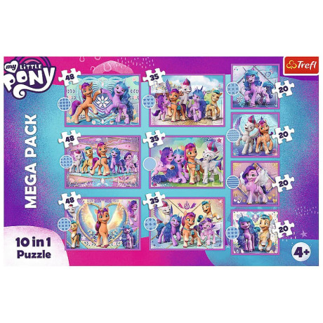 Trefl - TR Pussel set 10 i 1 My Little Pony Trefl - TR Pussel set 10 i 1 My Little Pony