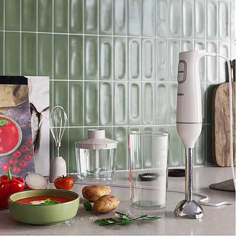 Tristar - MX-4881 - Vit, Rostfri stav & 2 hastigheter