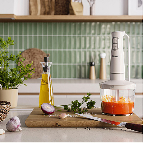 Tristar - MX-4881 - Vit, Rostfri stav & 2 hastigheter