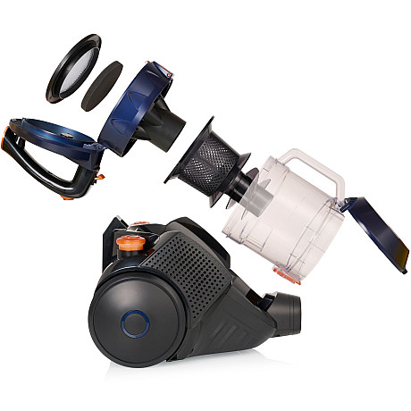 Tristar - SZ-4135 - Multicyclone påslös  - Svart, Kraftfull motor: 700 W