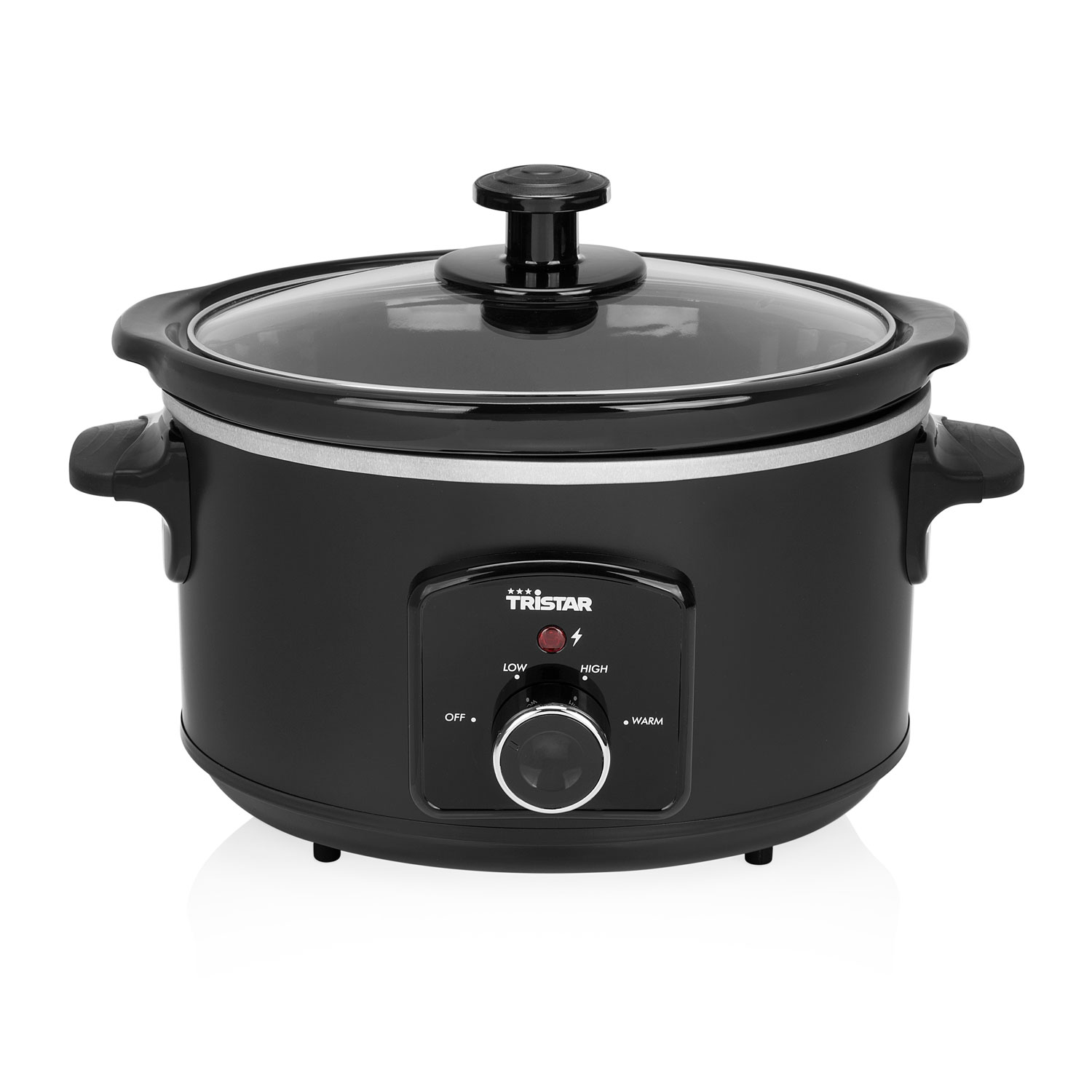 Tristar slow cooker vs-3915 - svart, termostat & keramisk behållare