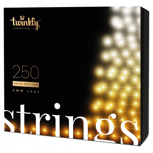 Twinkly - Julbelysning 250 LED Gold Edition - FRI frakt