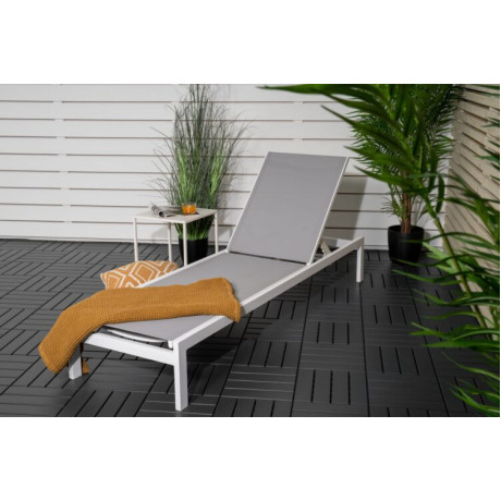 Venture Design - COPACABANA Solsäng - Vit/Grå Venture Design - COPACABANA Solsäng - Vit/Grå