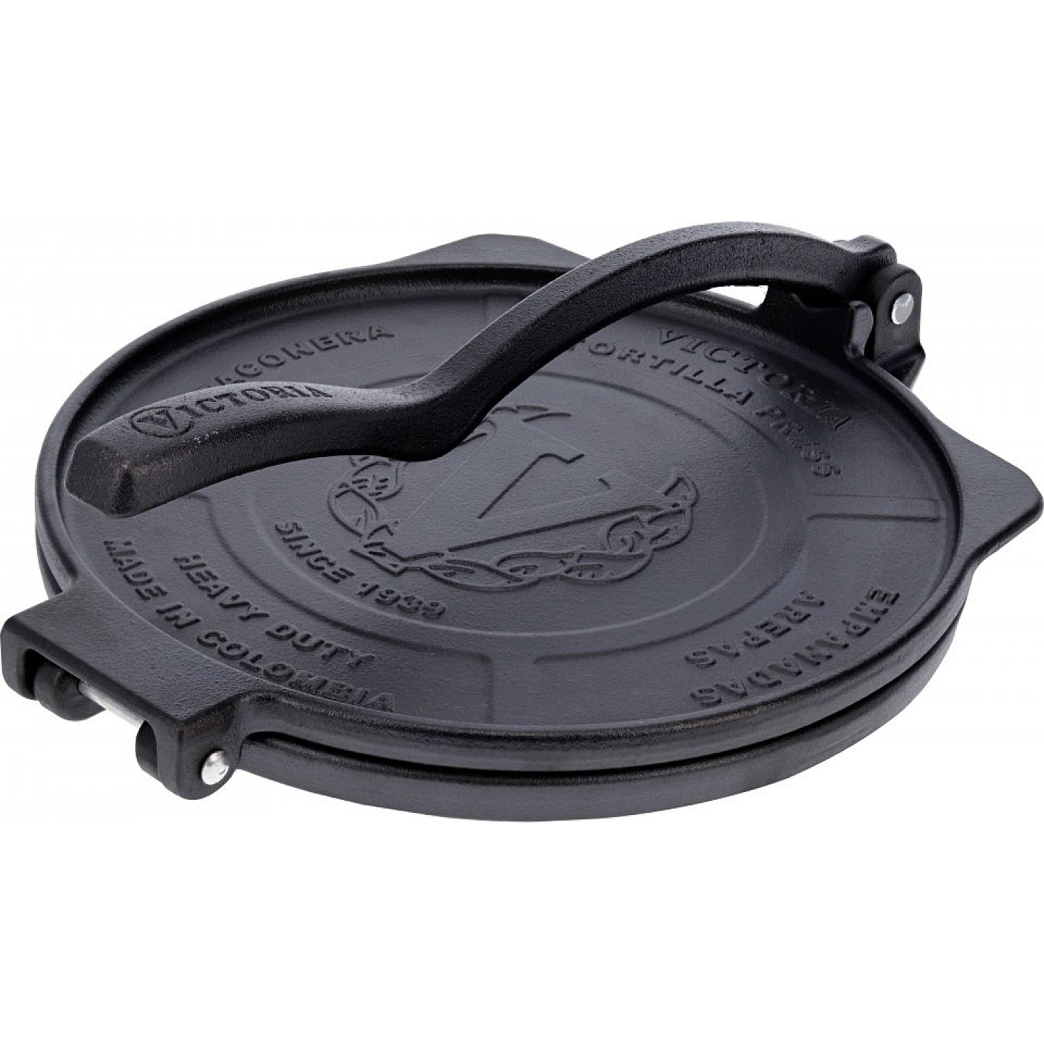 Victoria köksredskap tortillapress 10209276 gjutjärn 20 cm