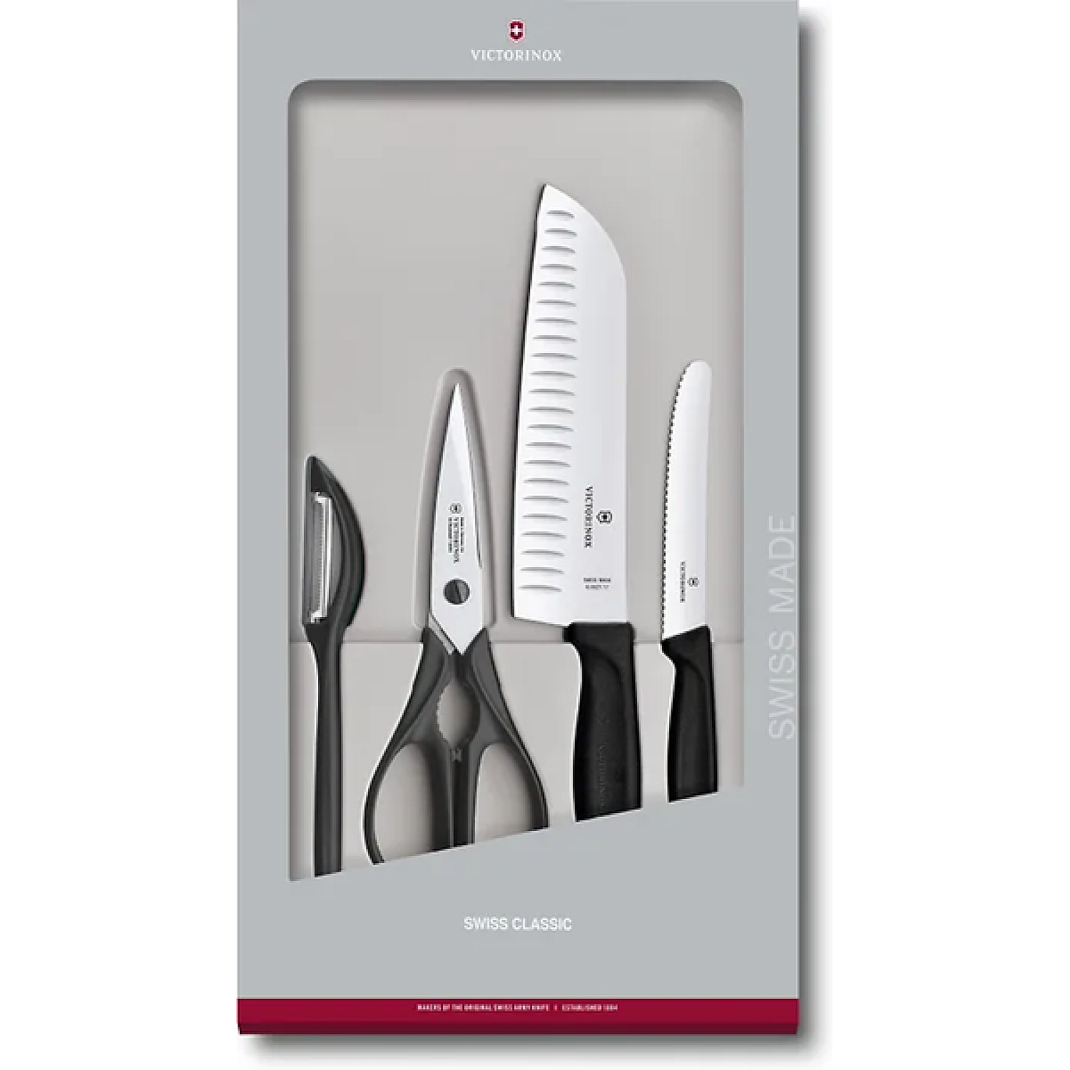 Victorinox kniv k 6.7133.4g k&ouml;ksset 4 delar h&ouml;gkvalitativa verktyg