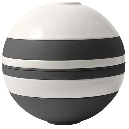 Villeroy & boch dekoration iconic la boule servis för två, svart/vit