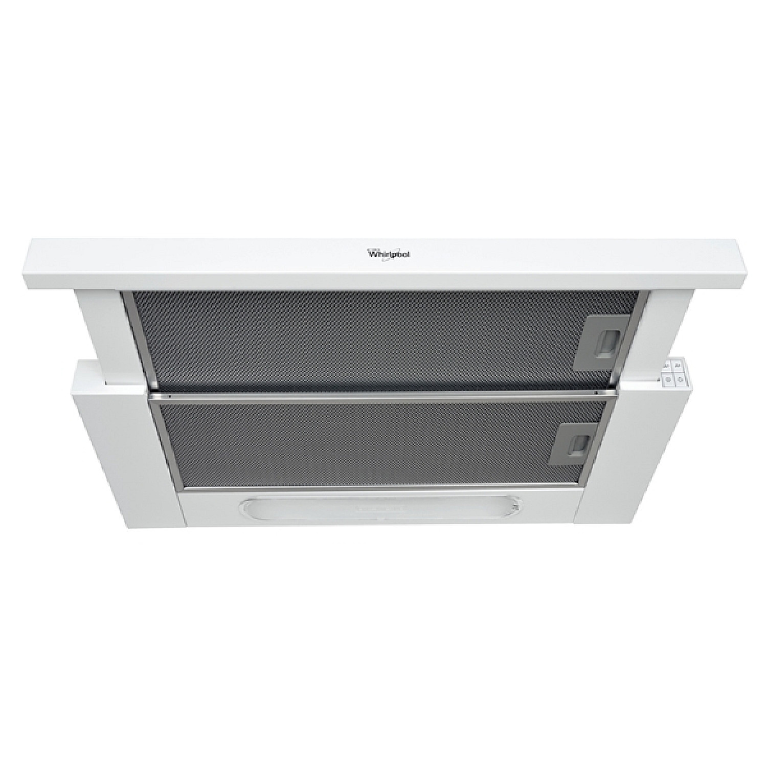Whirlpool underbyggnadsfläkt akr 749/1 wh led belysning energieffektiv