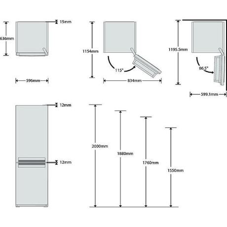 Whirlpool - BSNF 9152 W Whirlpool - BSNF 9152 W