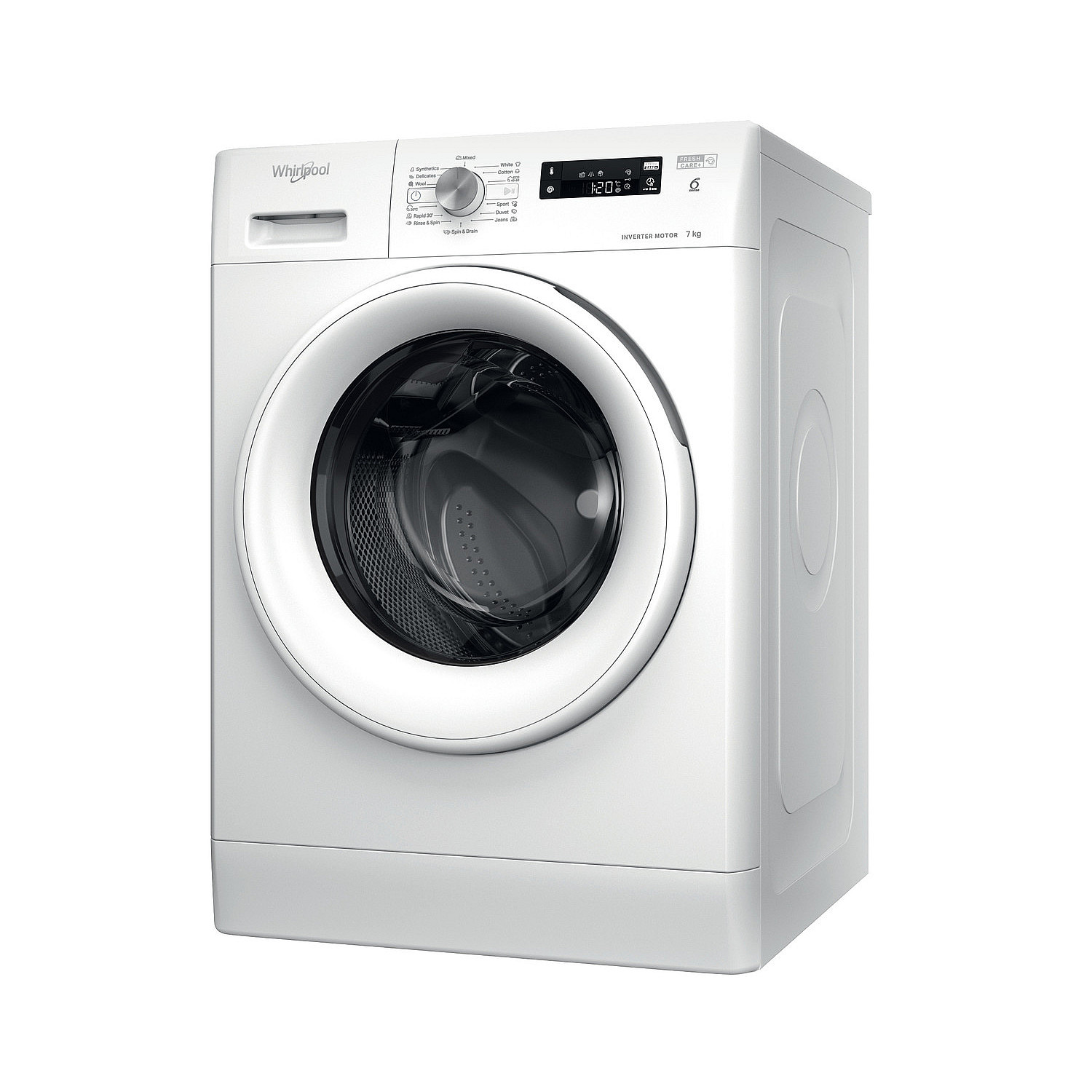 Whirlpool frontmatad tvättmaskin ffs 7458 w ee