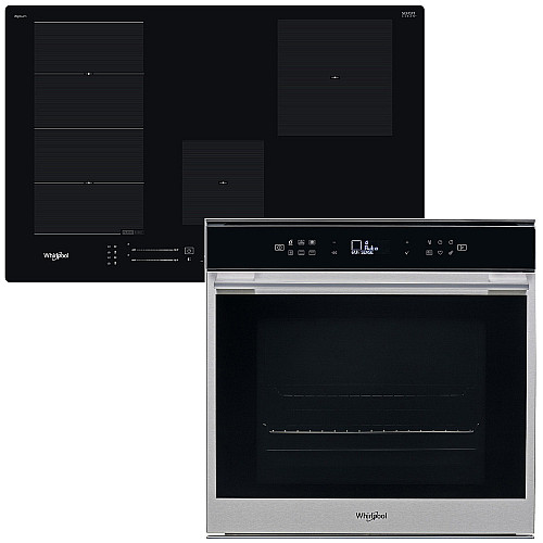 Whirlpool paket ugn och häll w7om44bps1p-wfs5077neixl