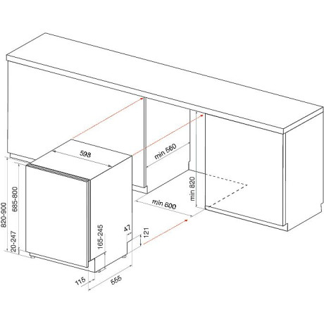 Whirlpool - WIC 3C24 PS FE - Passar IKEA Metod Whirlpool - WIC 3C24 PS FE - Passar IKEA Metod
