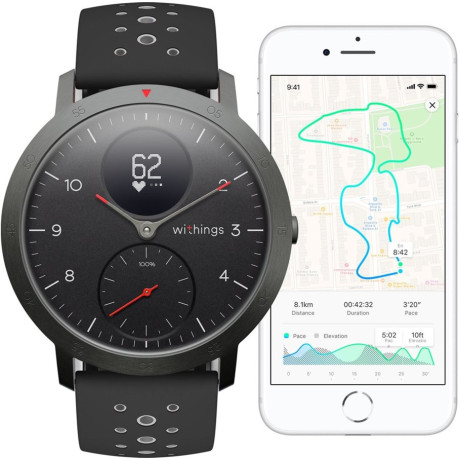 Withings - Steel HR Sport Black Withings - Steel HR Sport Black