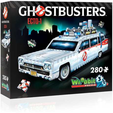 Wrebbit - Ghostbusters Ecto-1 3D-pussel 280 bitar Wrebbit - Ghostbusters Ecto-1 3D-pussel 280 bitar