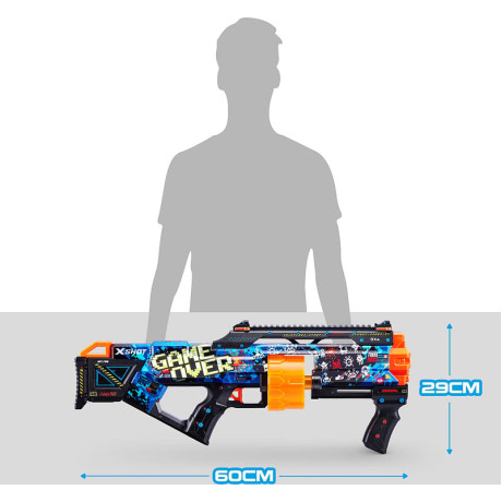 X-Shot - Skins Last Stand skumpistol Blå X-Shot - Skins Last Stand skumpistol Blå