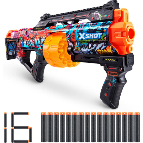 X-Shot - Skins Last Stand skumpistol Röd X-Shot - Skins Last Stand skumpistol Röd