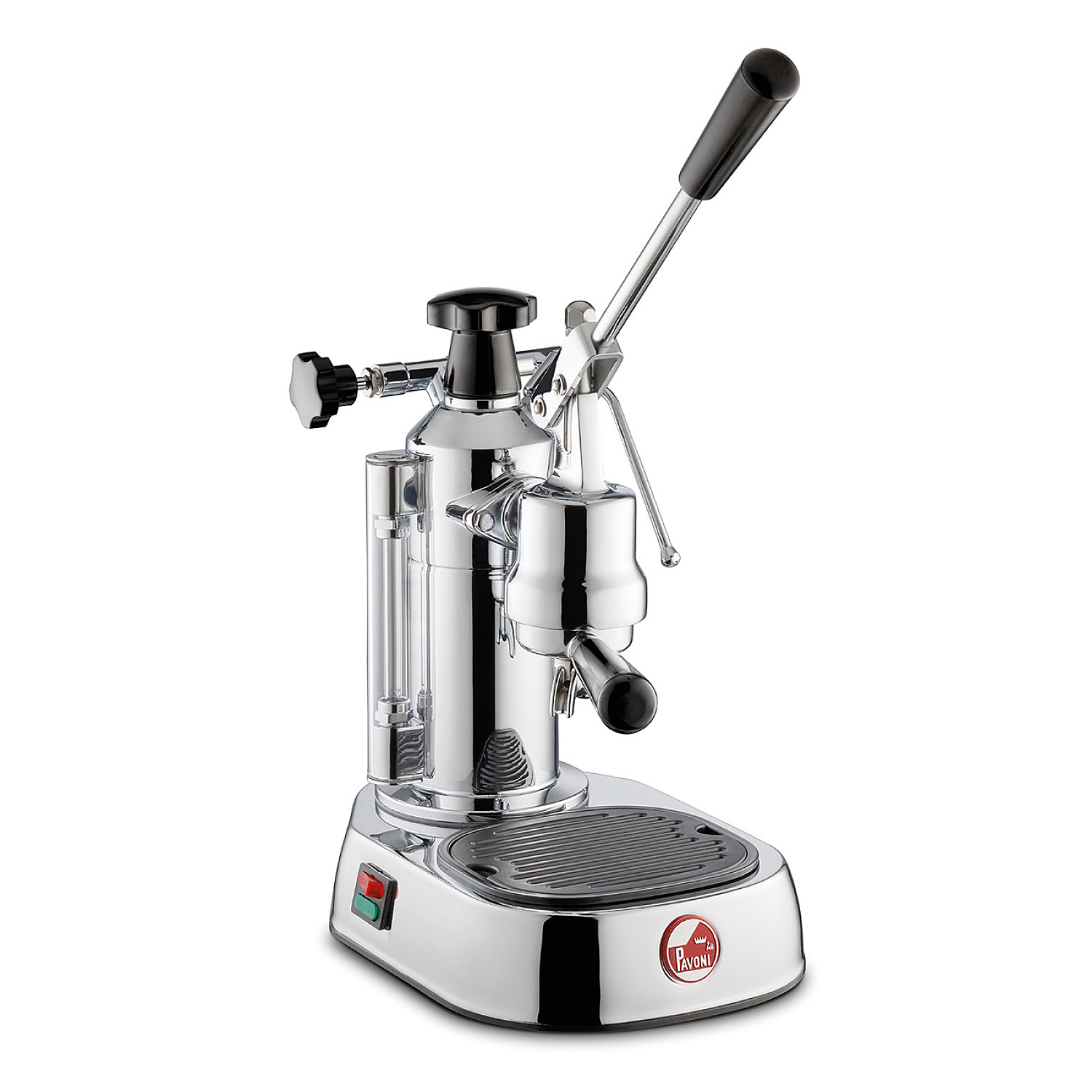 La pavoni espressomaskin manuell espressomaskin, kromad mässing