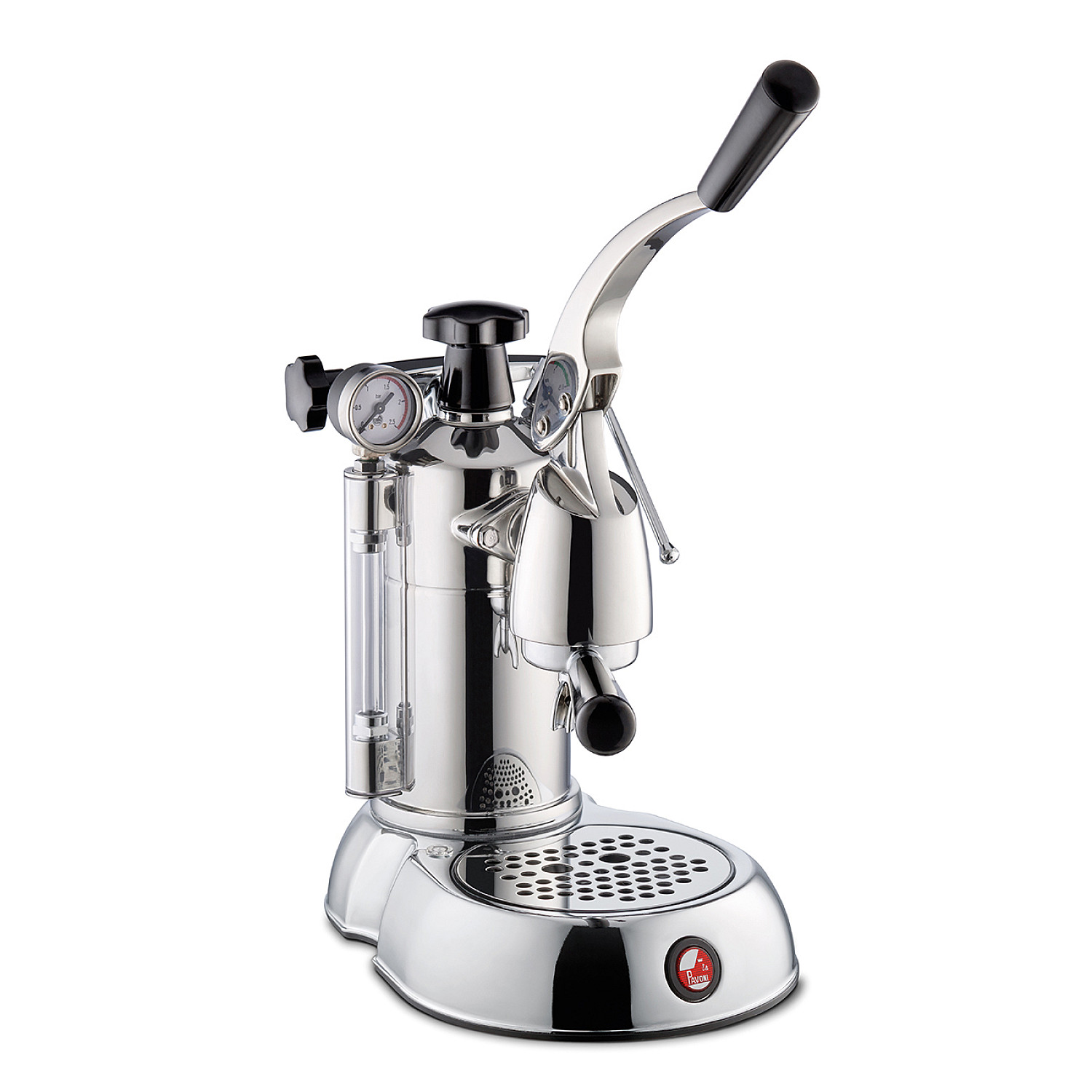 La pavoni espressomaskin manuell espressomaskin, kromad mässing