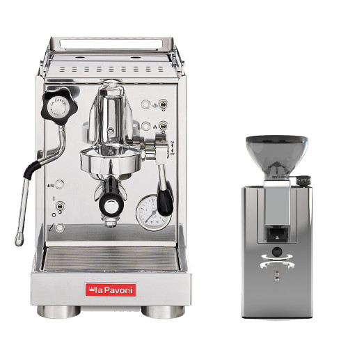 La pavoni espressomaskin semiprofessionell kaffemaskin + kvarn