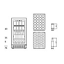 mQuvée - BeerServer 40 BS40-700 - Ölkyl ner till -4°C, 84 burkar