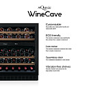 mQuvée - WineCave 780 30D Anthracite - Vinkyl 20 flaskor, 2 zoner