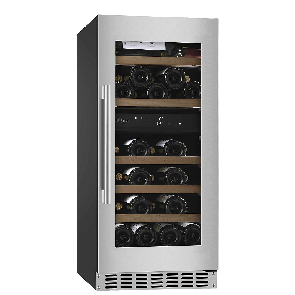 mQuvée - WCD40S-800 - Inbyggd WineCave 800, 34 flaskor, 40 cm, rostfri